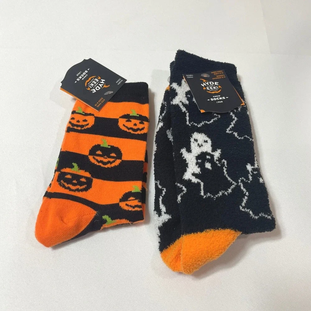 Hyde and Eek! Boutique‎ Halloween Socks 4-Pack Bundle Spooky Holiday